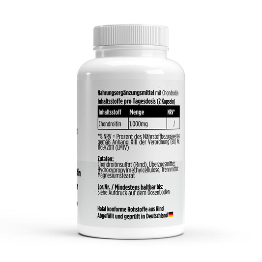 Chondroitin 500 mg - 90 Kapseln - Supplements and more Nahrungsergänzungsmittel