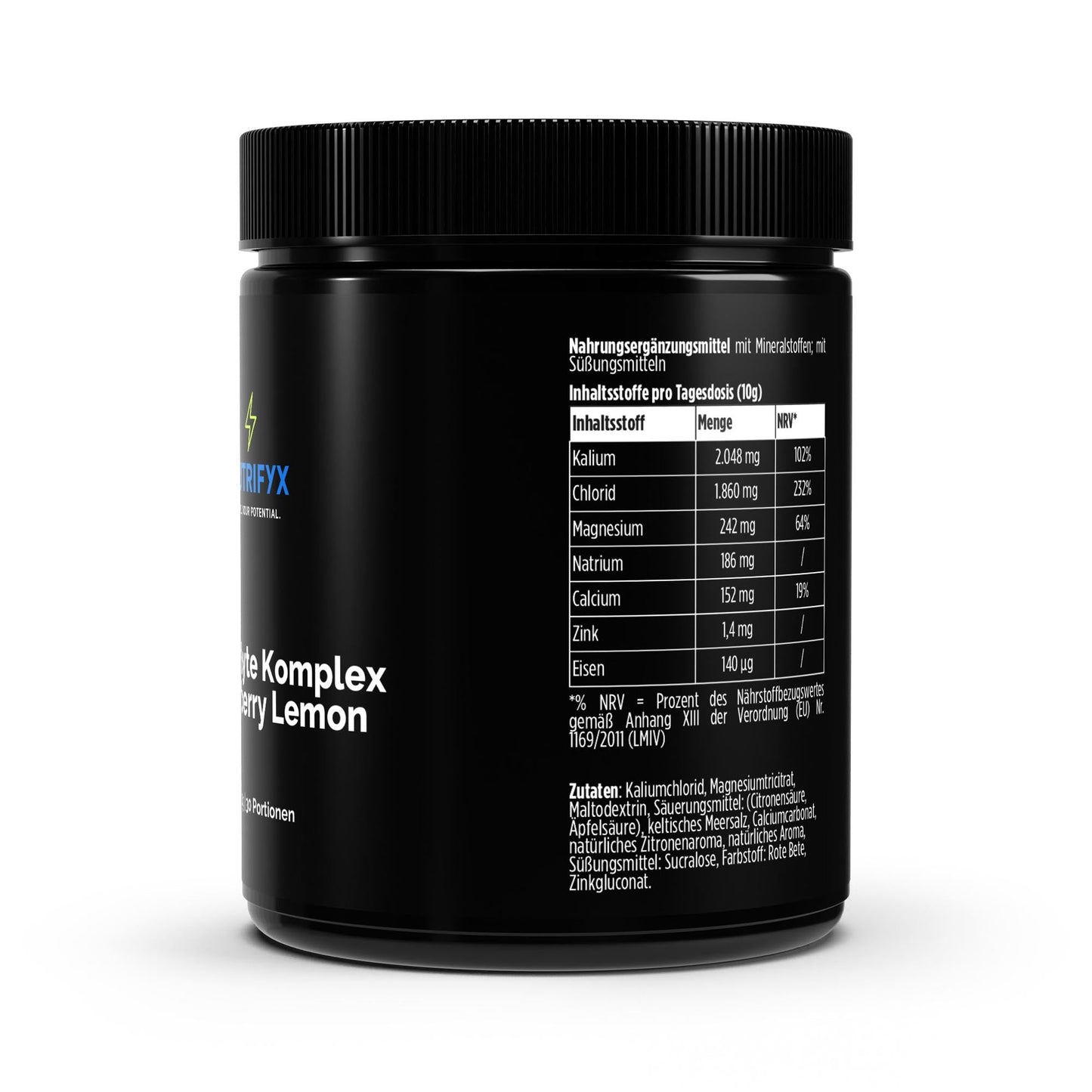 Elektrolyte Pulver Strawberry Lemon - 300g - Supplements and more Nahrungsergänzungsmittel