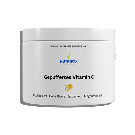 Gepuffertes Vitamin C 500mg - 360 Kapseln - Supplements and more Nahrungsergänzungsmittel