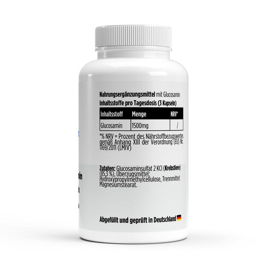 Glucosamin 500mg - 90 Kapseln - Supplements and more Nahrungsergänzungsmittel