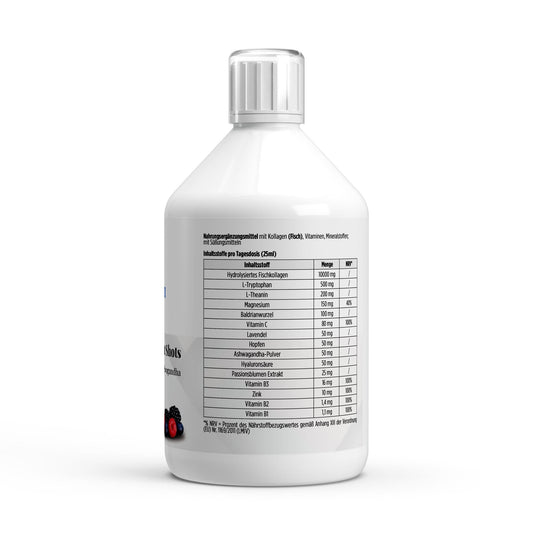 Kollagen Night Plus+ Shots - 500ml - Supplements and more Nahrungsergänzungsmittel