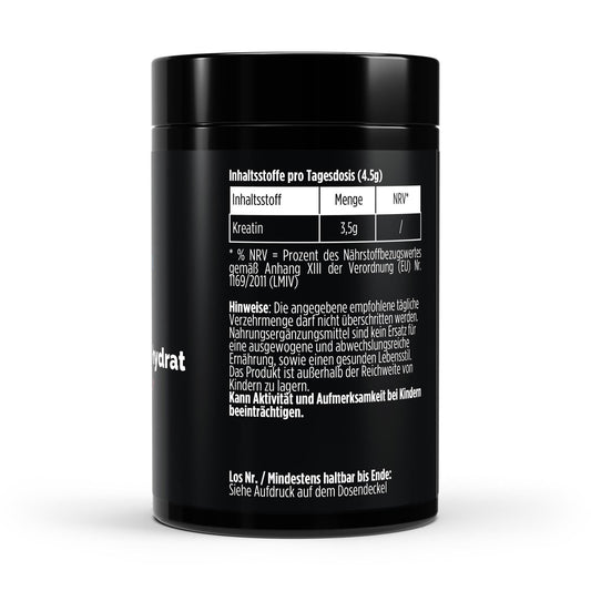 Kreatin Monohydrat Raspberry - 500g - Supplements and more Nahrungsergänzungsmittel