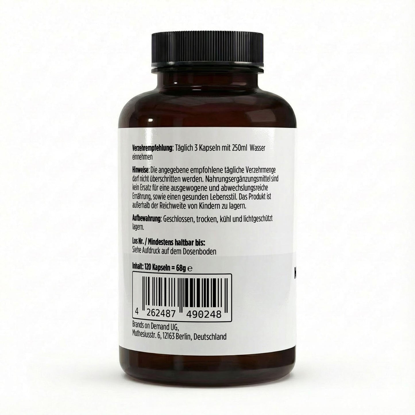 Marine Kollagen Peptide - 120 Kapseln - Supplements and more Nahrungsergänzungsmittel