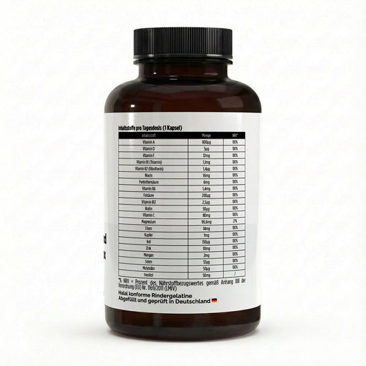 Multi Vitamin und Mineral Komplex - 120 Softgels - Supplements and more Nahrungsergänzungsmittel