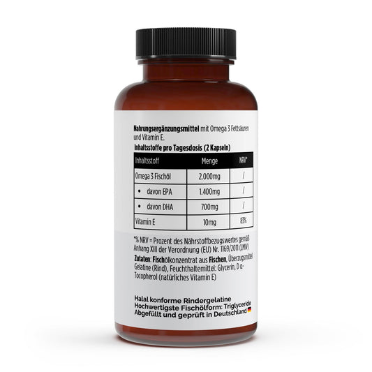 Omega 3 Max 35/25 - 120 Softgels - Supplements and more Nahrungsergänzungsmittel