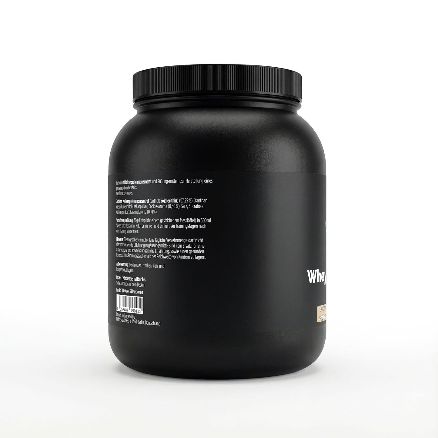 Premium Whey Protein Cookies - 1.000g - Supplements and more Nahrungsergänzungsmittel