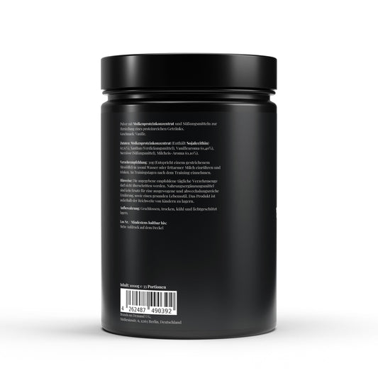 Premium Whey Protein Vanille - 1.000g - Supplements and more Nahrungsergänzungsmittel