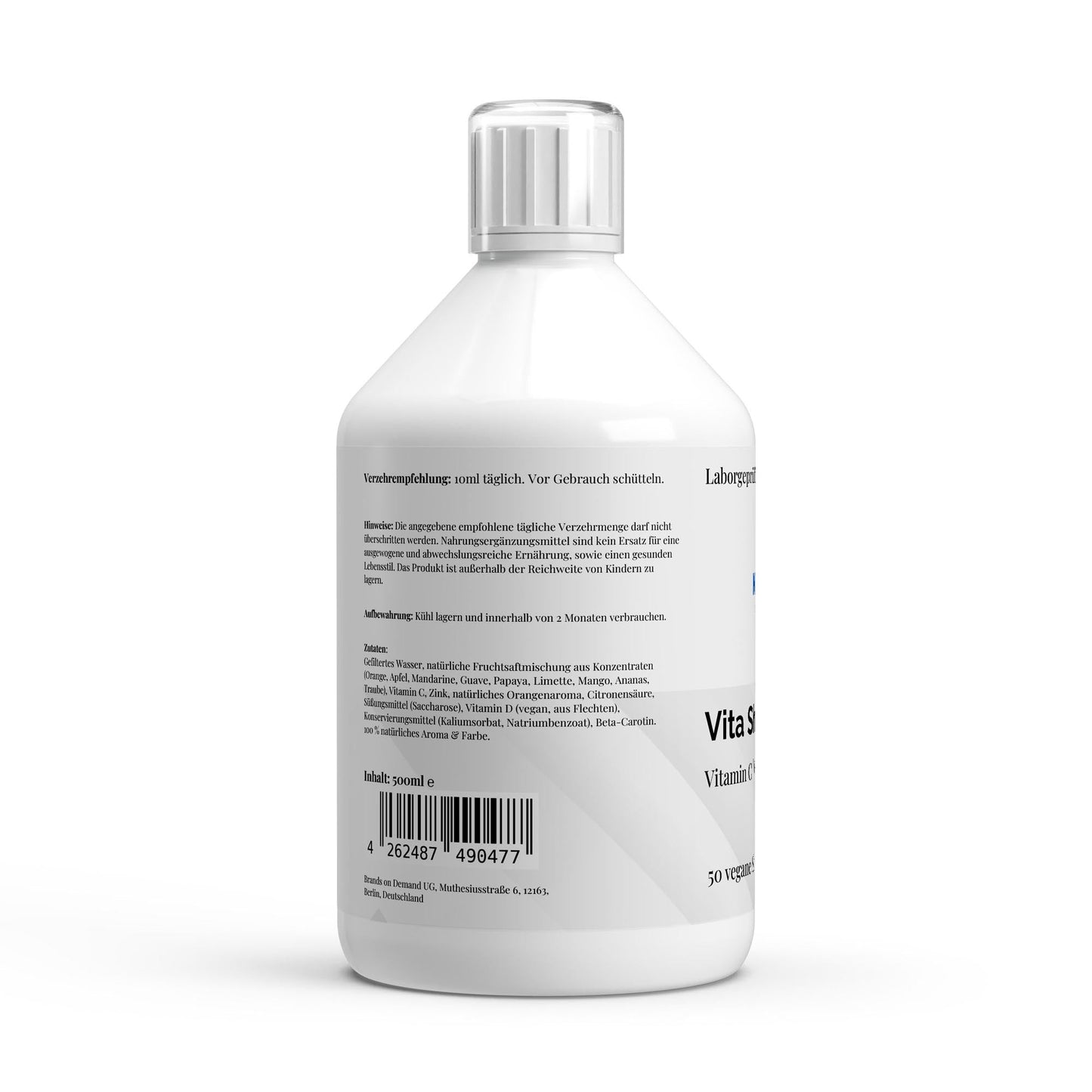 Vita Shield PLUS+ Shots - Fresh Orange - 500ml - Supplements and more Nahrungsergänzungsmittel