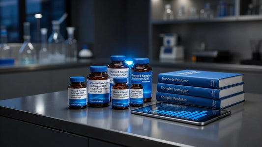 Professional header image for comparison analysis: Vitamin B-Komplex Testsieger 2026: Was Stiftung Warentest...