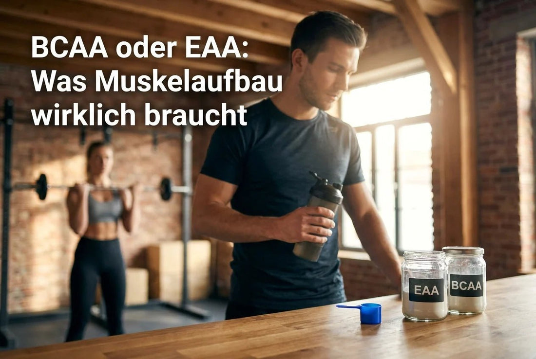 BCAA oder EAA: Was Muskelaufbau wirklich braucht - Supplements and more Nahrungsergänzungsmittel