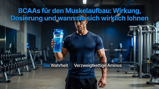 BCAAs für den Muskelaufbau: Wirkung, Dosierung und wann sie sich wirklich lohnen - Supplements and more Nahrungsergänzungsmittel