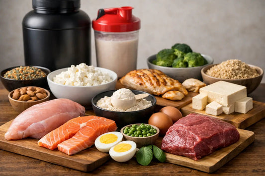 Die besten Proteinquellen für Muskelaufbau - Supplements and more Nahrungsergänzungsmittel