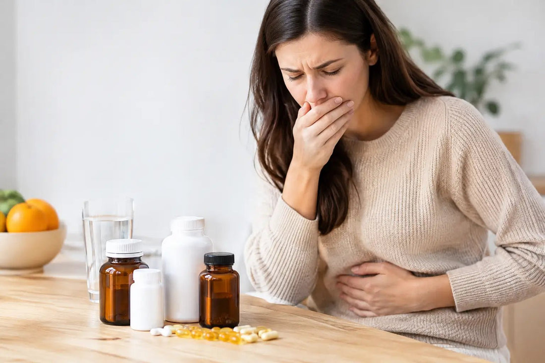 Können Vitamine Übelkeit verursachen? Das hilft - Supplements and more Nahrungsergänzungsmittel