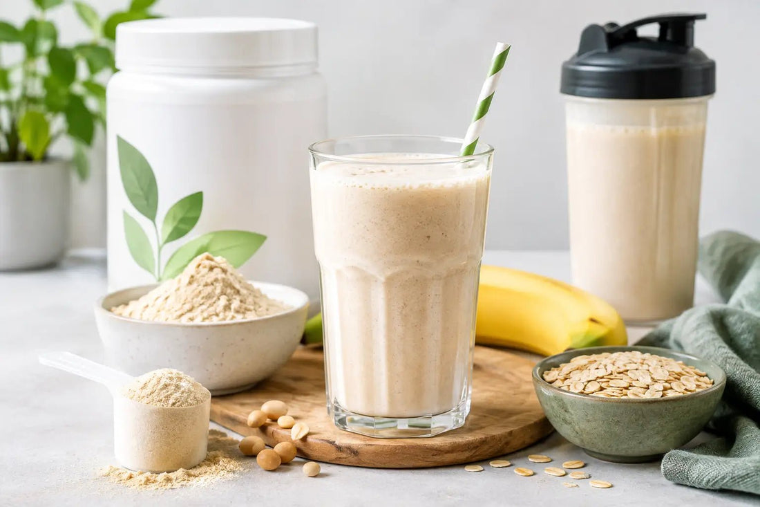 Veganen Proteinshake cremig zubereiten leicht gemacht - Supplements and more Nahrungsergänzungsmittel