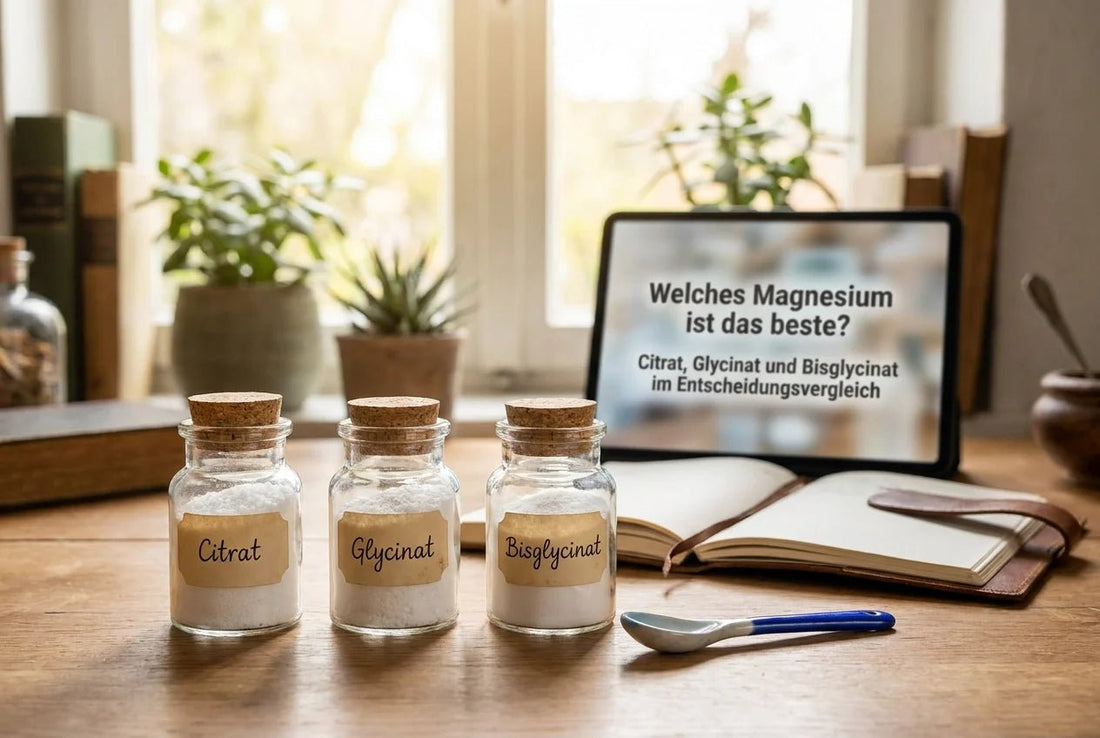 Welches Magnesium ist das beste? Citrat, Glycinat und Bisglycinat im Entscheidungsvergleich - Supplements and more Nahrungsergänzungsmittel