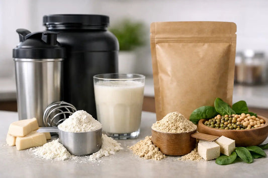 Whey oder veganes Protein - was passt besser? - Supplements and more Nahrungsergänzungsmittel