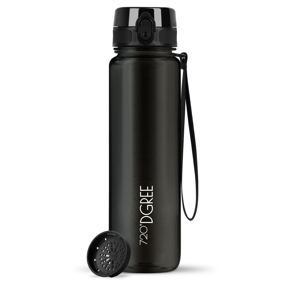 720°DGREE Trinkflasche 1l uberBottle Sieb - BPA-Frei, mehr als 40 Farben - Supplements and more Nahrungsergänzungsmittel