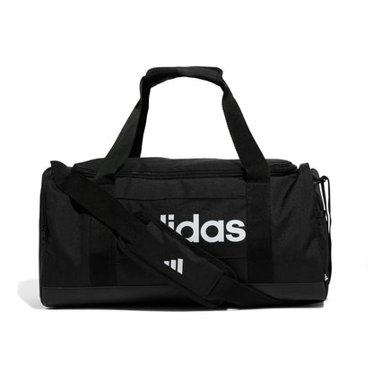 adidas Unisex Essentials Linear Duffel Bag Duffel Bag, Black/Black/White, S - Supplements and more Nahrungsergänzungsmittel