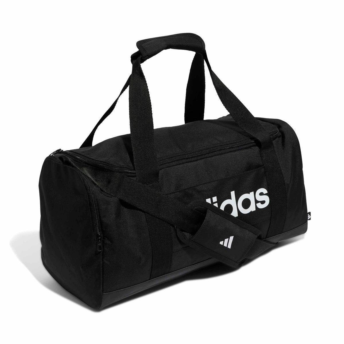 adidas Unisex Essentials Linear Duffel Bag Duffel Bag, Black/Black/White, S - Supplements and more Nahrungsergänzungsmittel
