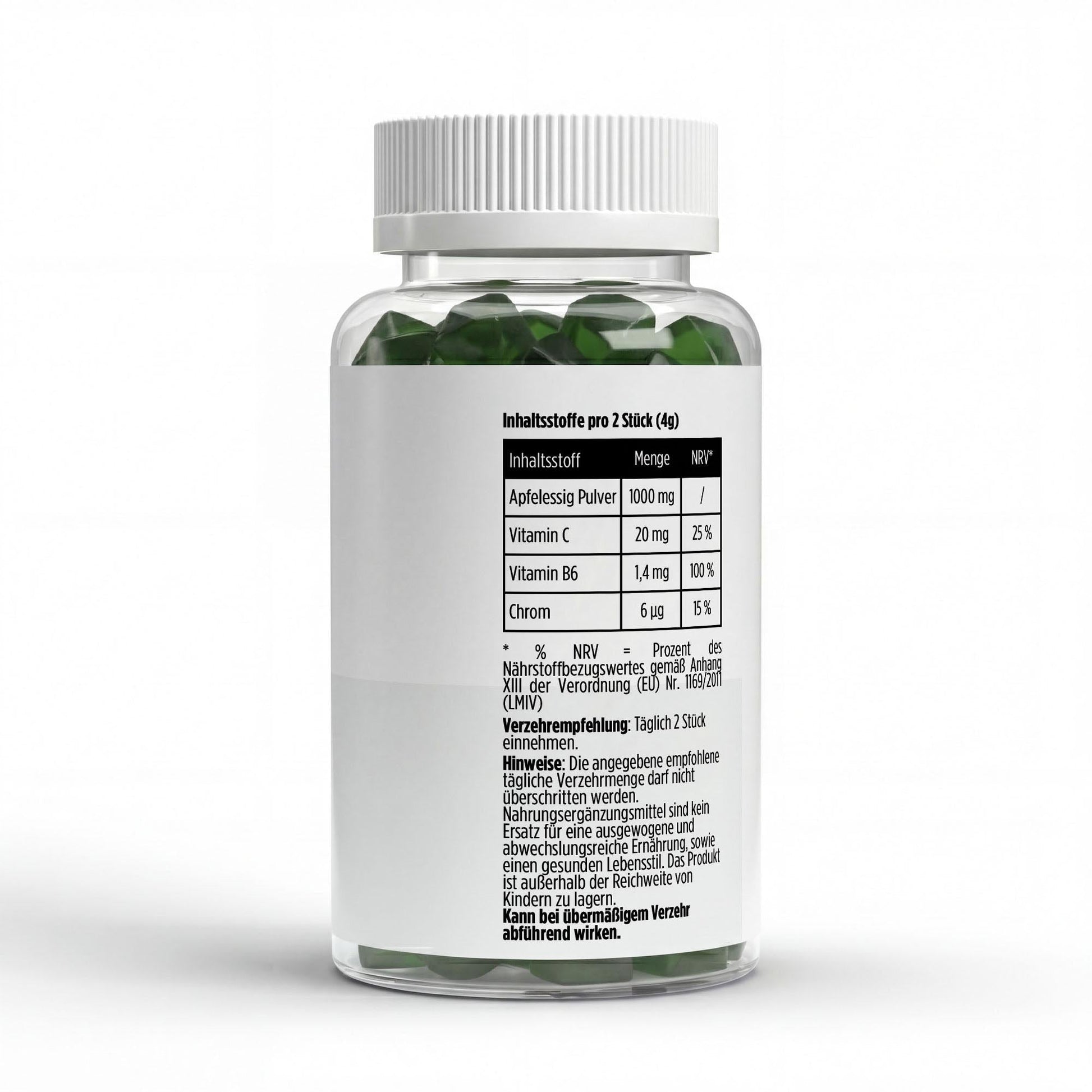 Apfelessig + C + B6 + Chrom Gummies - 60 Stk - Supplements and more Nahrungsergänzungsmittel