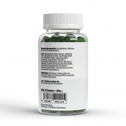 Apfelessig + C + B6 + Chrom Gummies - 60 Stk - Supplements and more Nahrungsergänzungsmittel