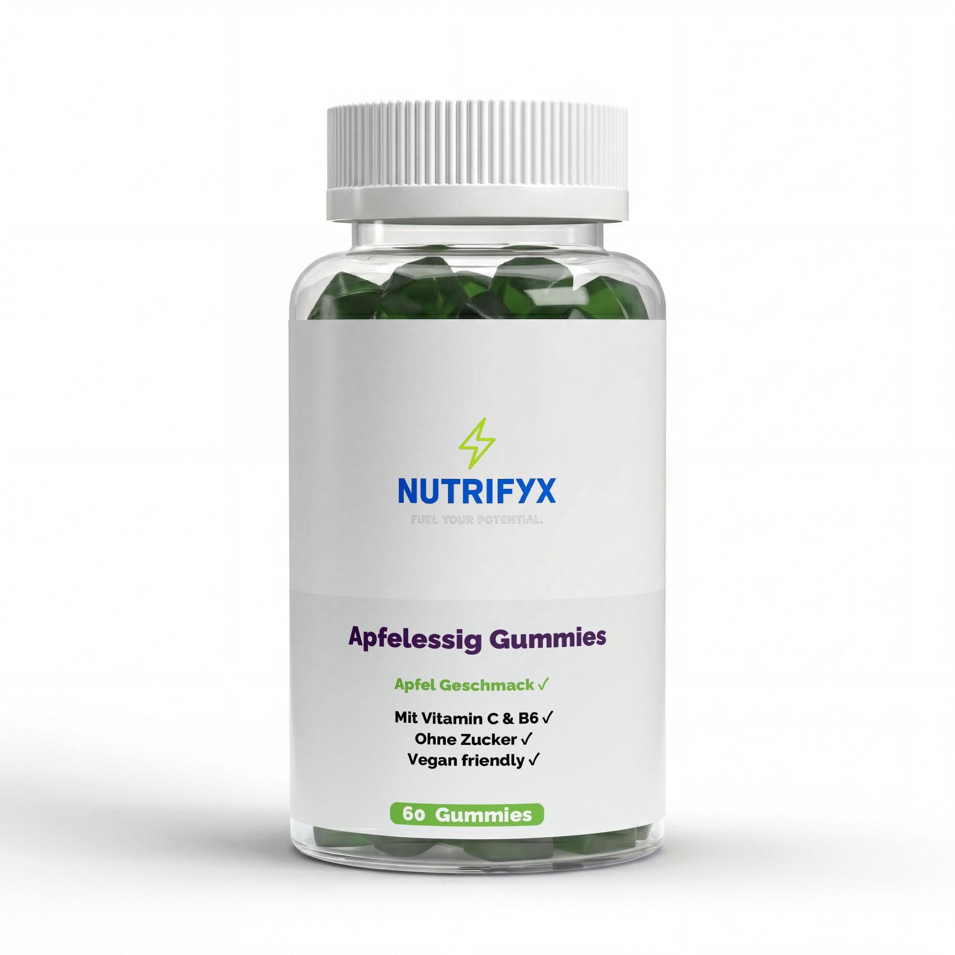 Apfelessig + C + B6 + Chrom Gummies - 60 Stk - Supplements and more Nahrungsergänzungsmittel