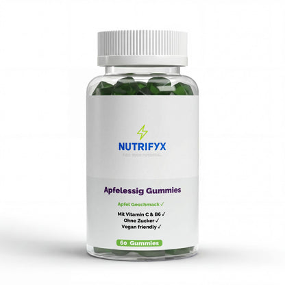 Apfelessig + C + B6 + Chrom Gummies - 60 Stk - Supplements and more Nahrungsergänzungsmittel