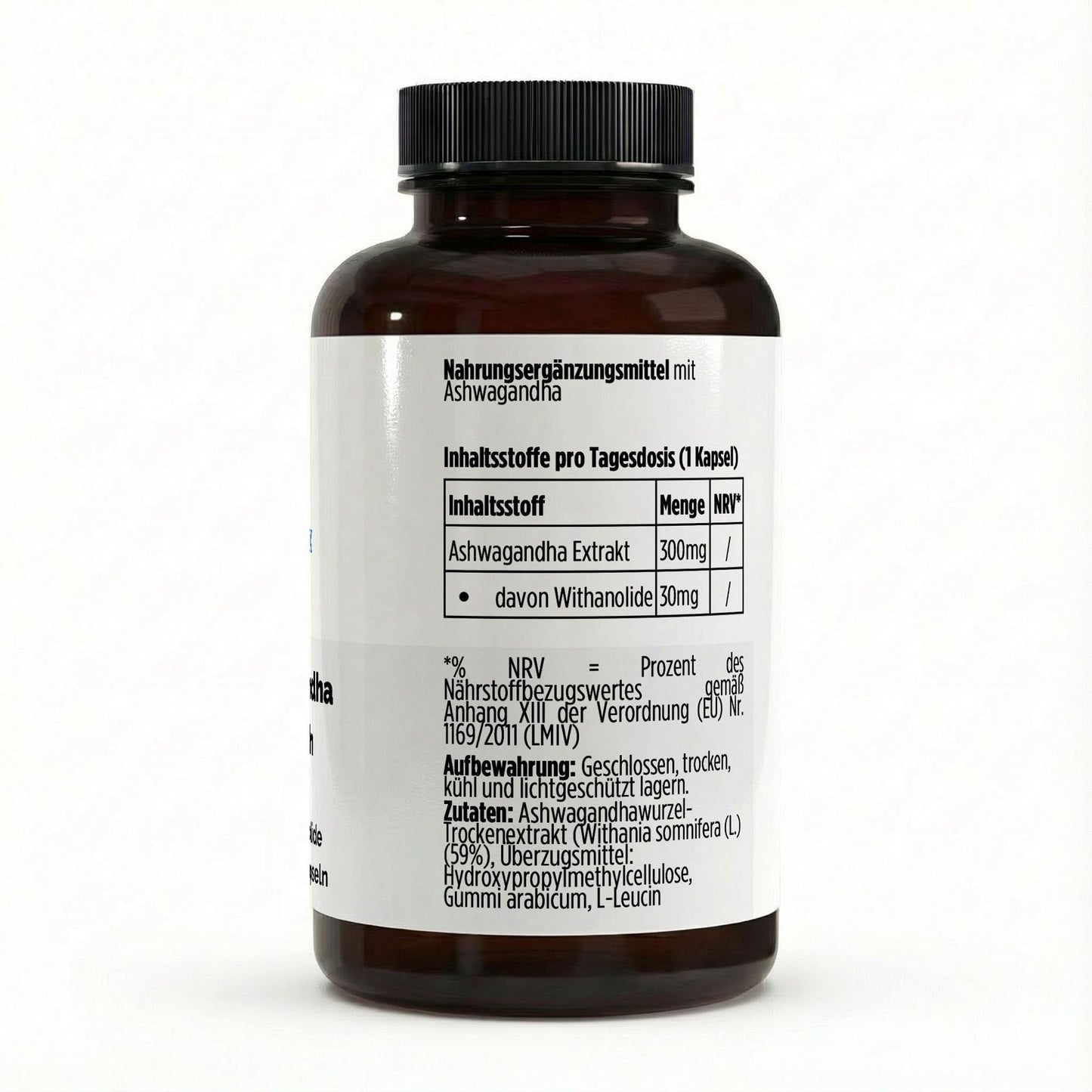 Ashwagandha (10% Withanolide) - 90 vegane Kapseln - Supplements and more Nahrungsergänzungsmittel