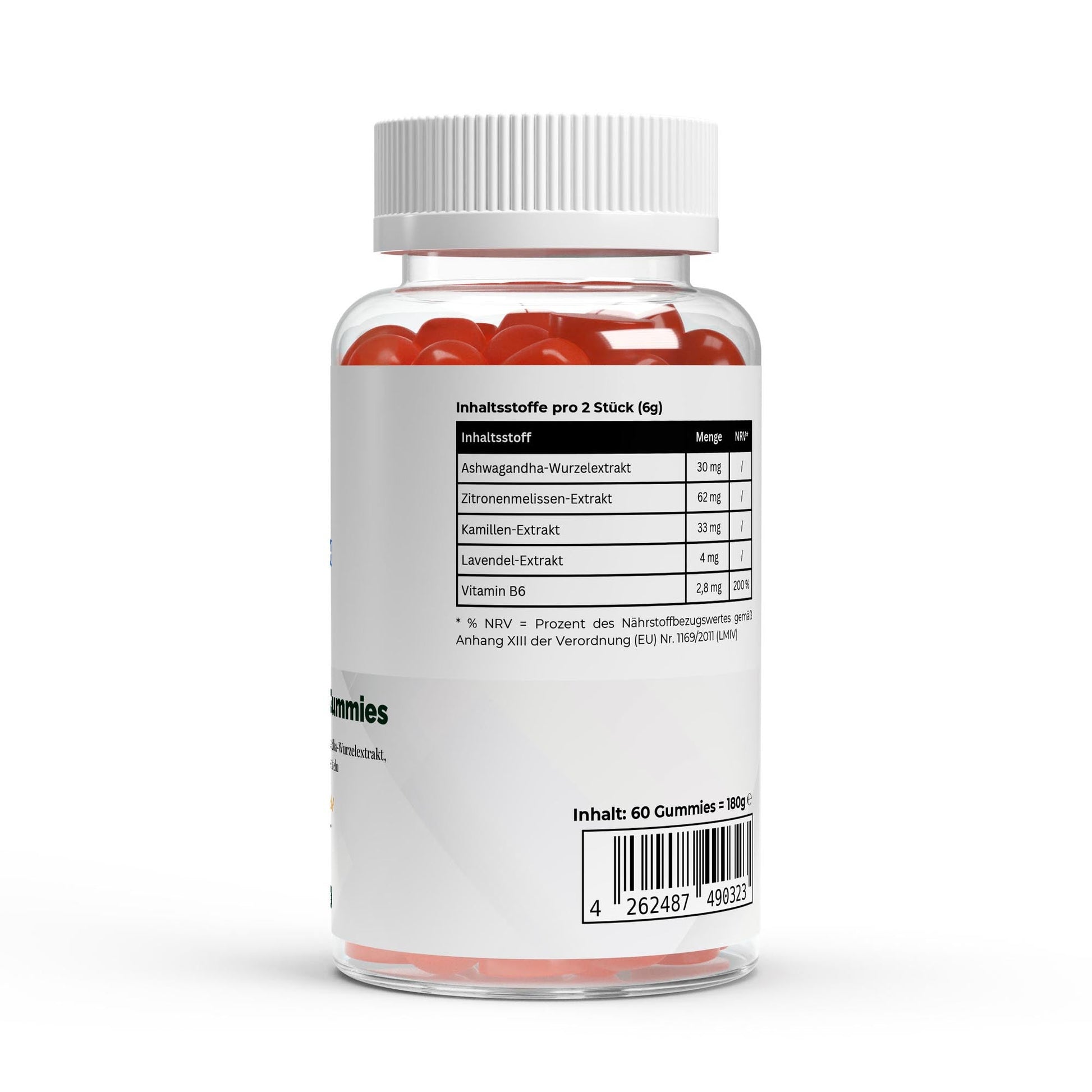 Ashwagandha + Vitamin B6 Gummies - 60 Stk. - Supplements and more Nahrungsergänzungsmittel