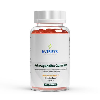 Ashwagandha + Vitamin B6 Gummies - 60 Stk. - Supplements and more Nahrungsergänzungsmittel