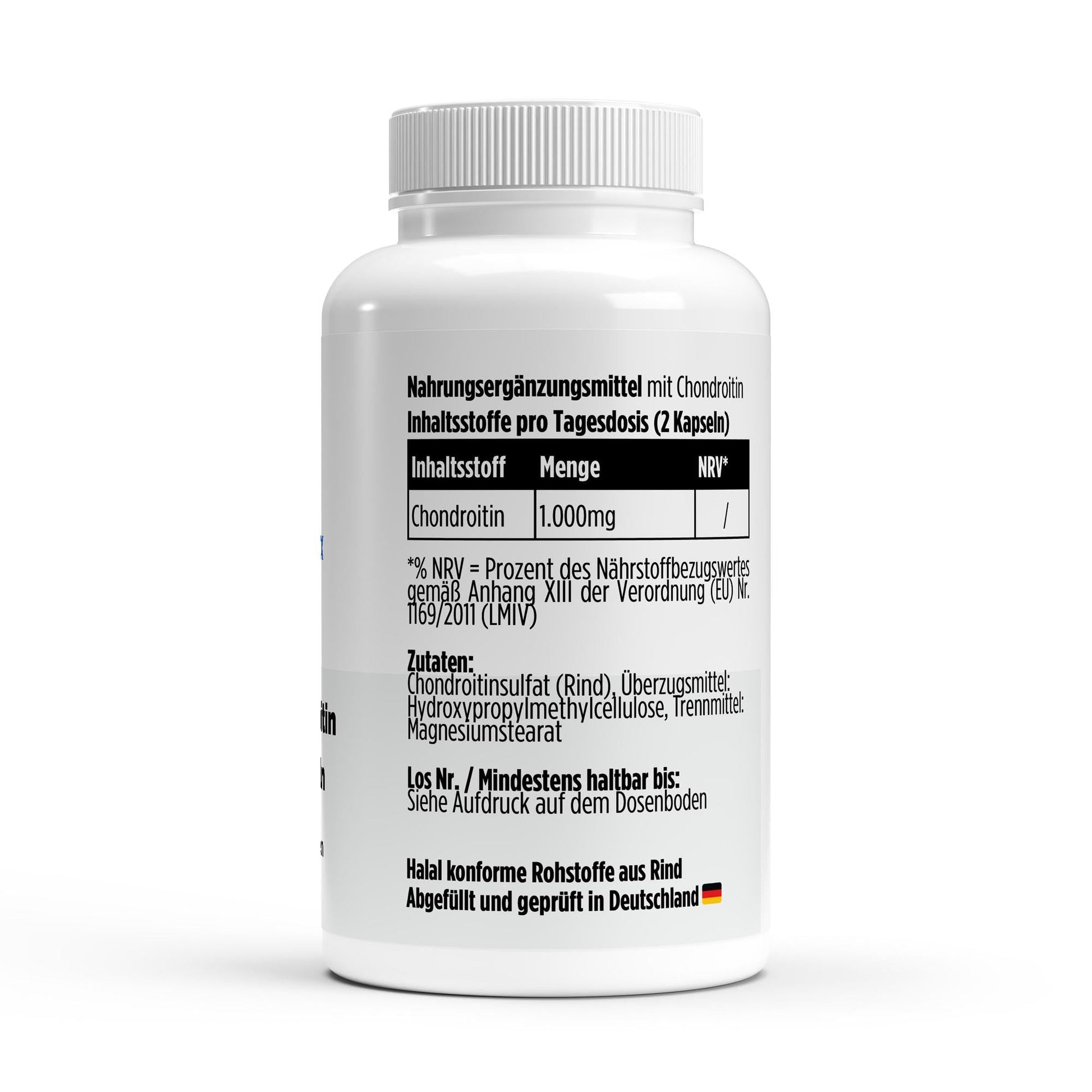 Chondroitin 500 mg - 90 Kapseln - Supplements and more Nahrungsergänzungsmittel