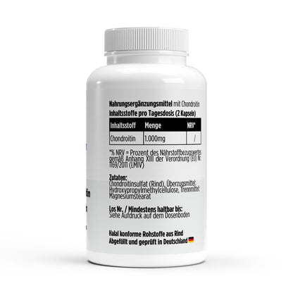 Chondroitin 500 mg - 90 Kapseln - Supplements and more Nahrungsergänzungsmittel