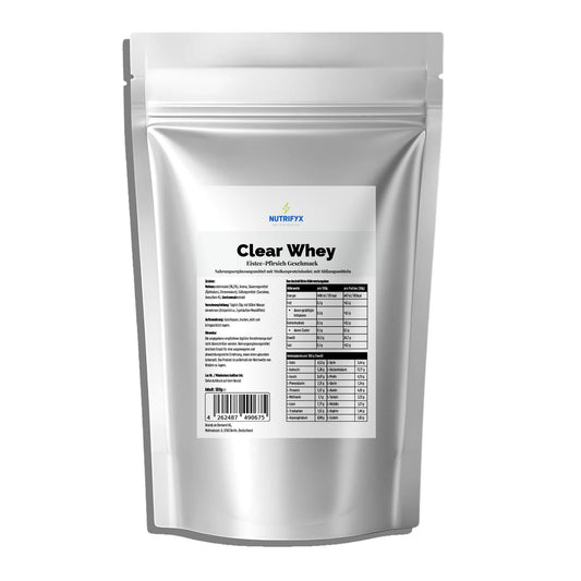 Clear Whey Protein Eistee Pfirsich - 500g - Supplements and more Nahrungsergänzungsmittel