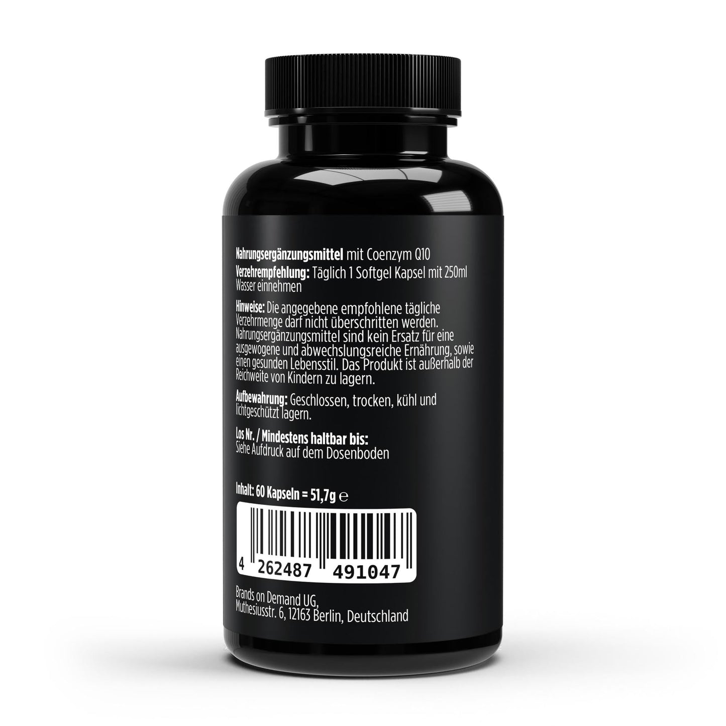 Coenzym Q10 200mg - 60 Softgels - Supplements and more Nahrungsergänzungsmittel