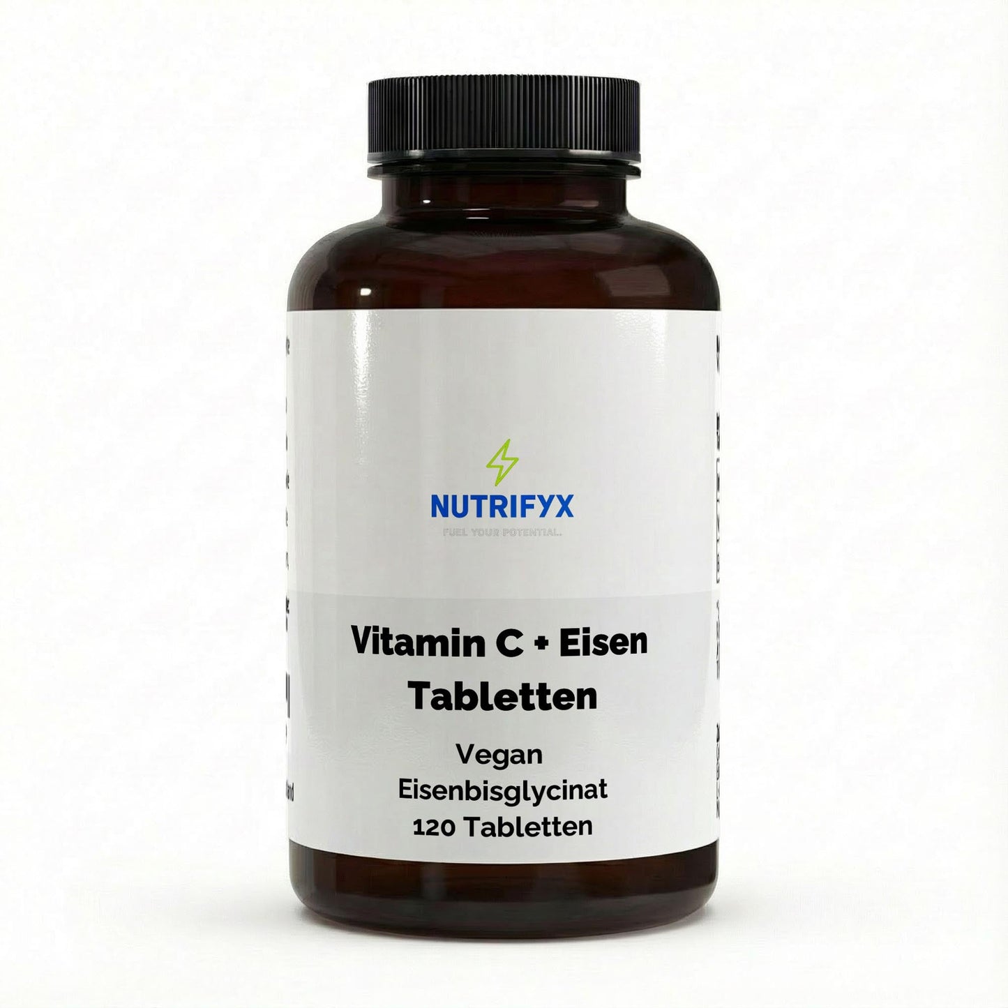 Eisen + Vitamin C - 120 vegane Tabletten - Supplements and more Nahrungsergänzungsmittel