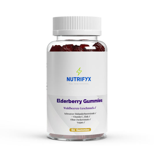 Elderberry + Vitamin C + Zink Gummies - 60 Stk. - Supplements and more Nahrungsergänzungsmittel