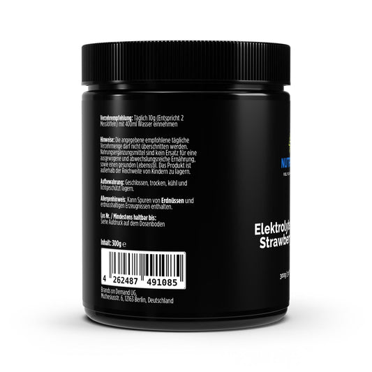 Elektrolyte Pulver Strawberry Lemon - 300g - Supplements and more Nahrungsergänzungsmittel