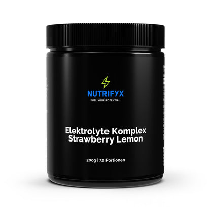 Elektrolyte Pulver Strawberry Lemon - 300g - Supplements and more Nahrungsergänzungsmittel