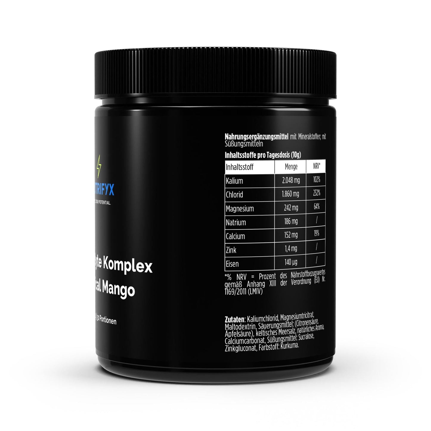 Elektrolyte Pulver Tropical Mango - 300g - Supplements and more Nahrungsergänzungsmittel