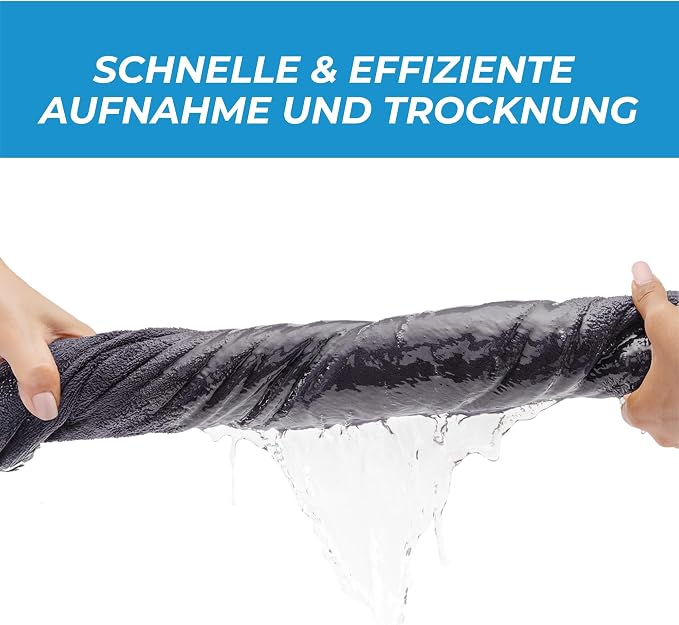 Fitness Towel Microfibre 120 x 50 cm - Quick-Drying Zip Pocket - Soft Sports Towel for Gym & Gym - Supplements and more Nahrungsergänzungsmittel