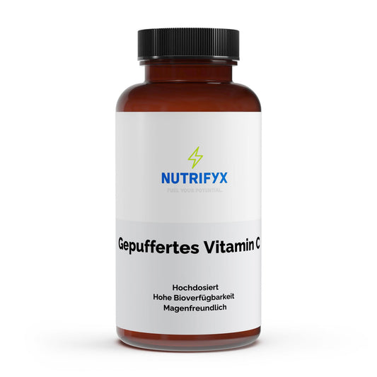 Gepuffertes Vitamin C 500mg + Magnesium - 240 Kapseln - Supplements and more Nahrungsergänzungsmittel