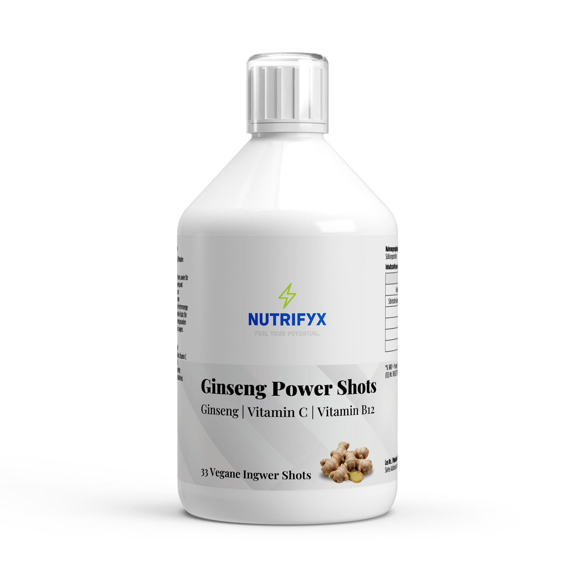 Ginseng Power Plus+ - 50 Shots - 500ml - Supplements and more Nahrungsergänzungsmittel