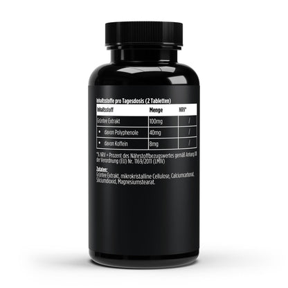 Grüntee Extrakt 40% Polyphenole - 60 Kapseln - Supplements and more Nahrungsergänzungsmittel
