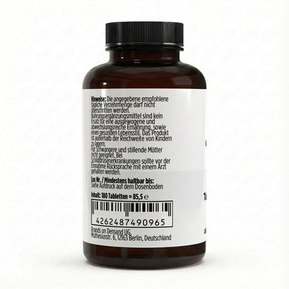 Jod - 180 vegane Tabletten - Supplements and more Nahrungsergänzungsmittel