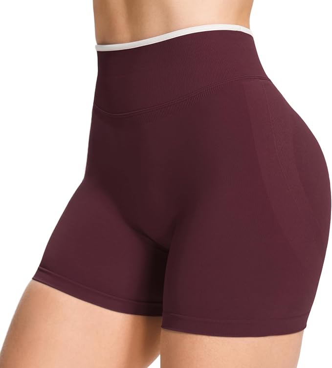 JOYSPELS Women's Scrunch Sports Shorts, Seamless Leggings, Gym Sports Trousers, Short Cycling Shorts, Push Up Leggings for Summer - Supplements and more Nahrungsergänzungsmittel
