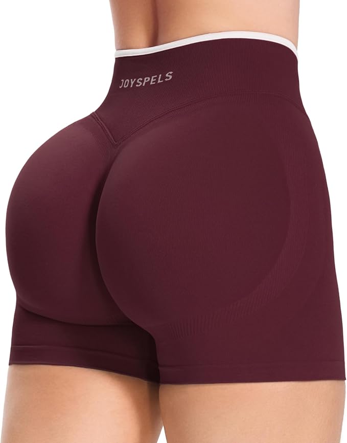 JOYSPELS Women's Scrunch Sports Shorts, Seamless Leggings, Gym Sports Trousers, Short Cycling Shorts, Push Up Leggings for Summer - Supplements and more Nahrungsergänzungsmittel