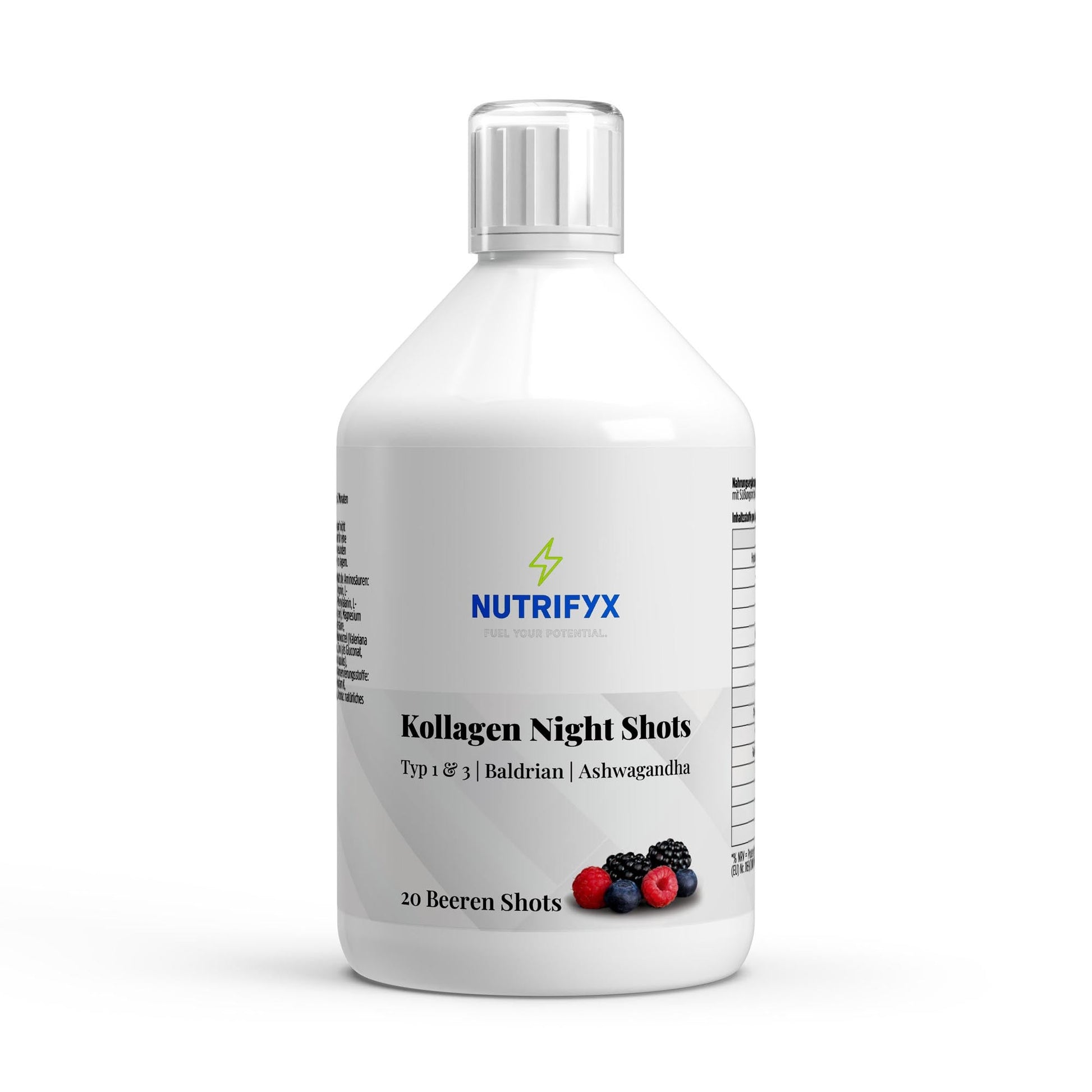 Kollagen Night Plus+ Shots - 500ml - Supplements and more Nahrungsergänzungsmittel