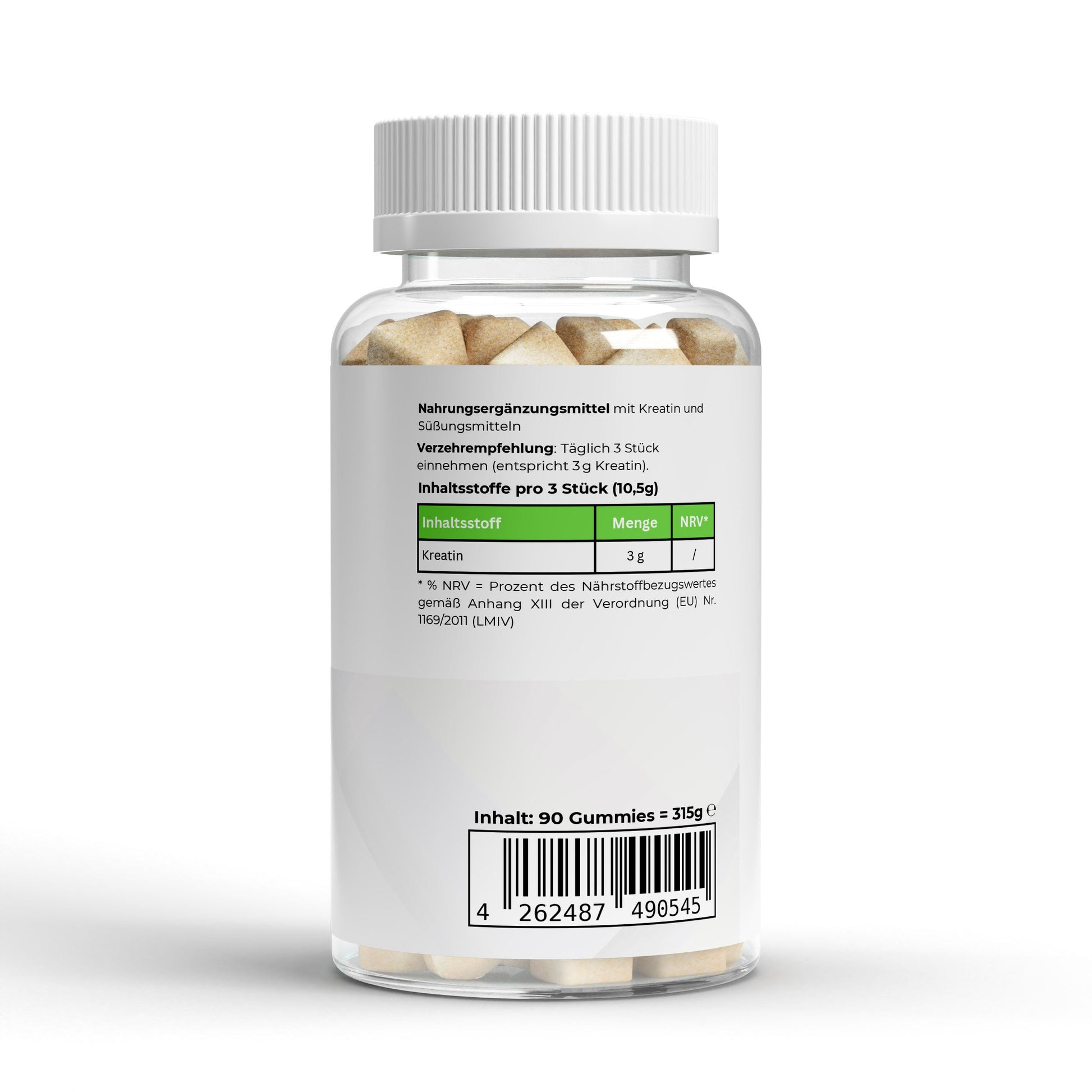 Kreatin Gummies - 90 Stk. - Supplements and more Nahrungsergänzungsmittel