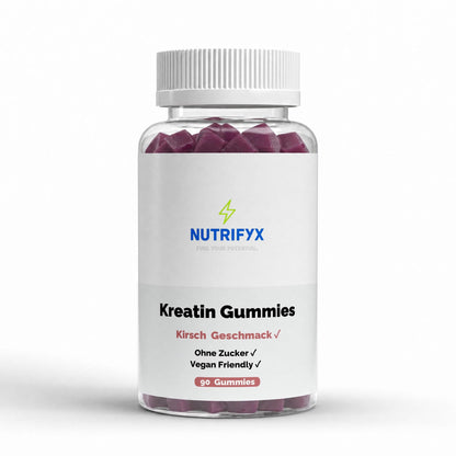 Kreatin Gummies Kirsche - 90 Stk. - Supplements and more Nahrungsergänzungsmittel