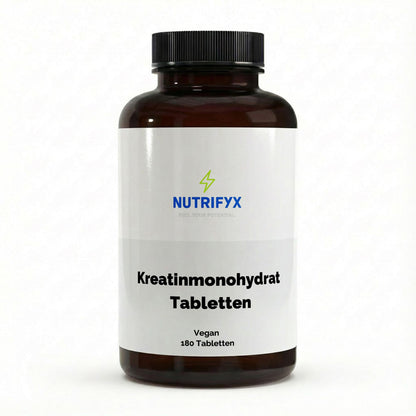 Kreatin Monohydrat - 180 vegane Tabletten - Supplements and more Nahrungsergänzungsmittel